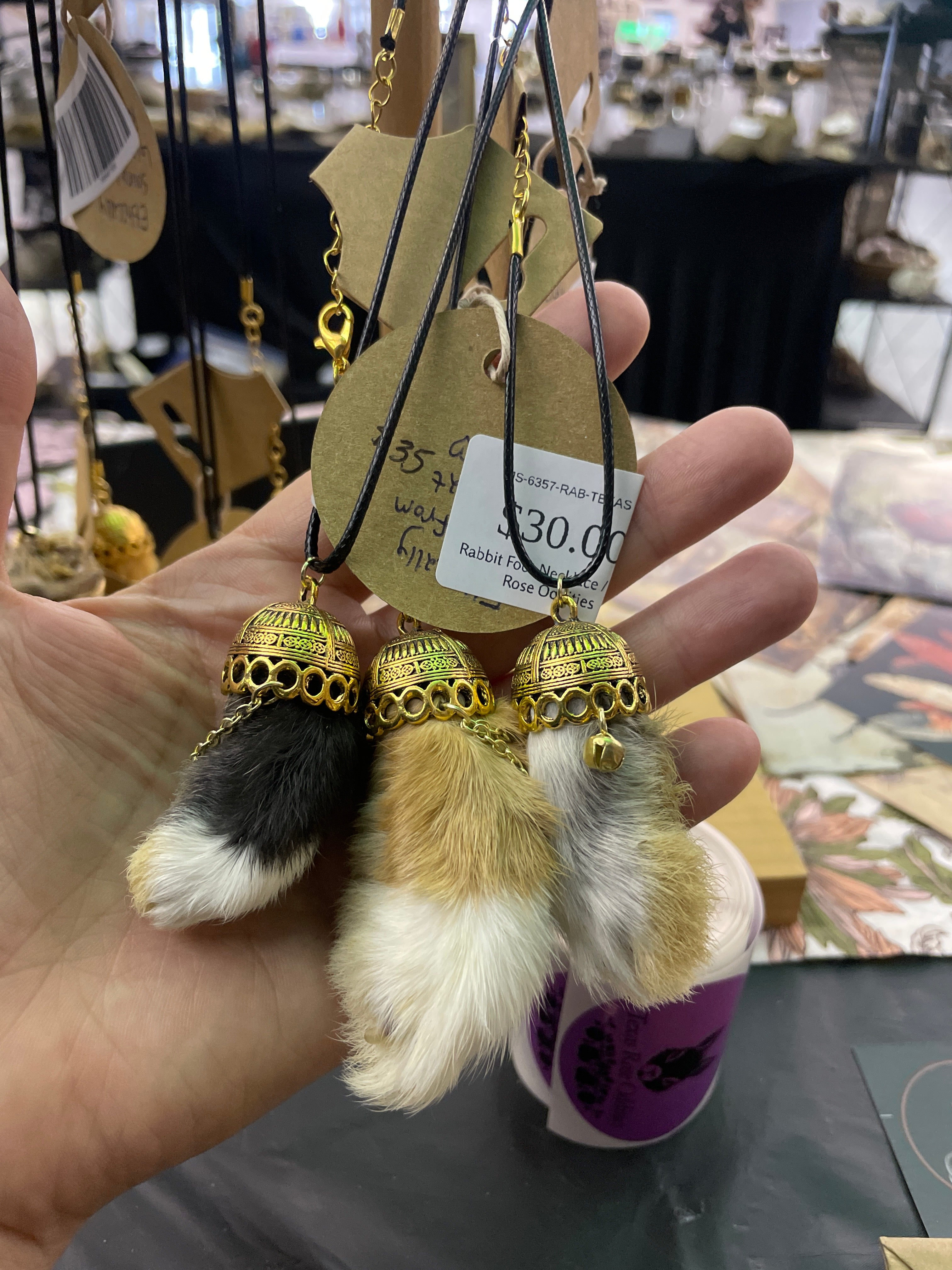 Rabbit Foot Necklace