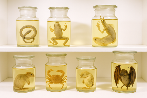 Brighter wet specimens collection